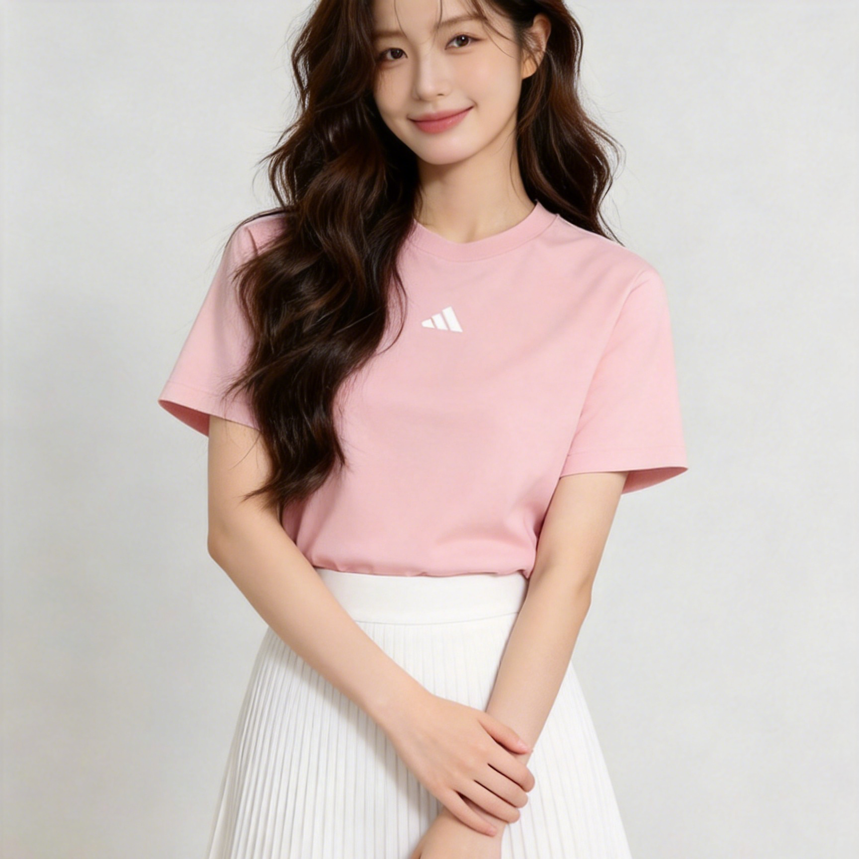 正品Adidas阿迪达斯短袖女子T桖2026新款休闲户外百搭显瘦运动服