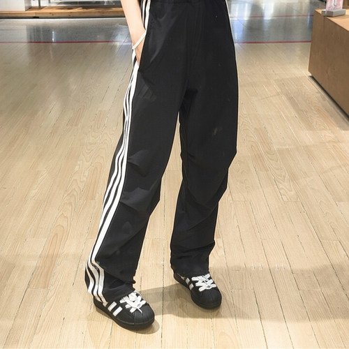 春季男士款速干梭织运动直筒长裤