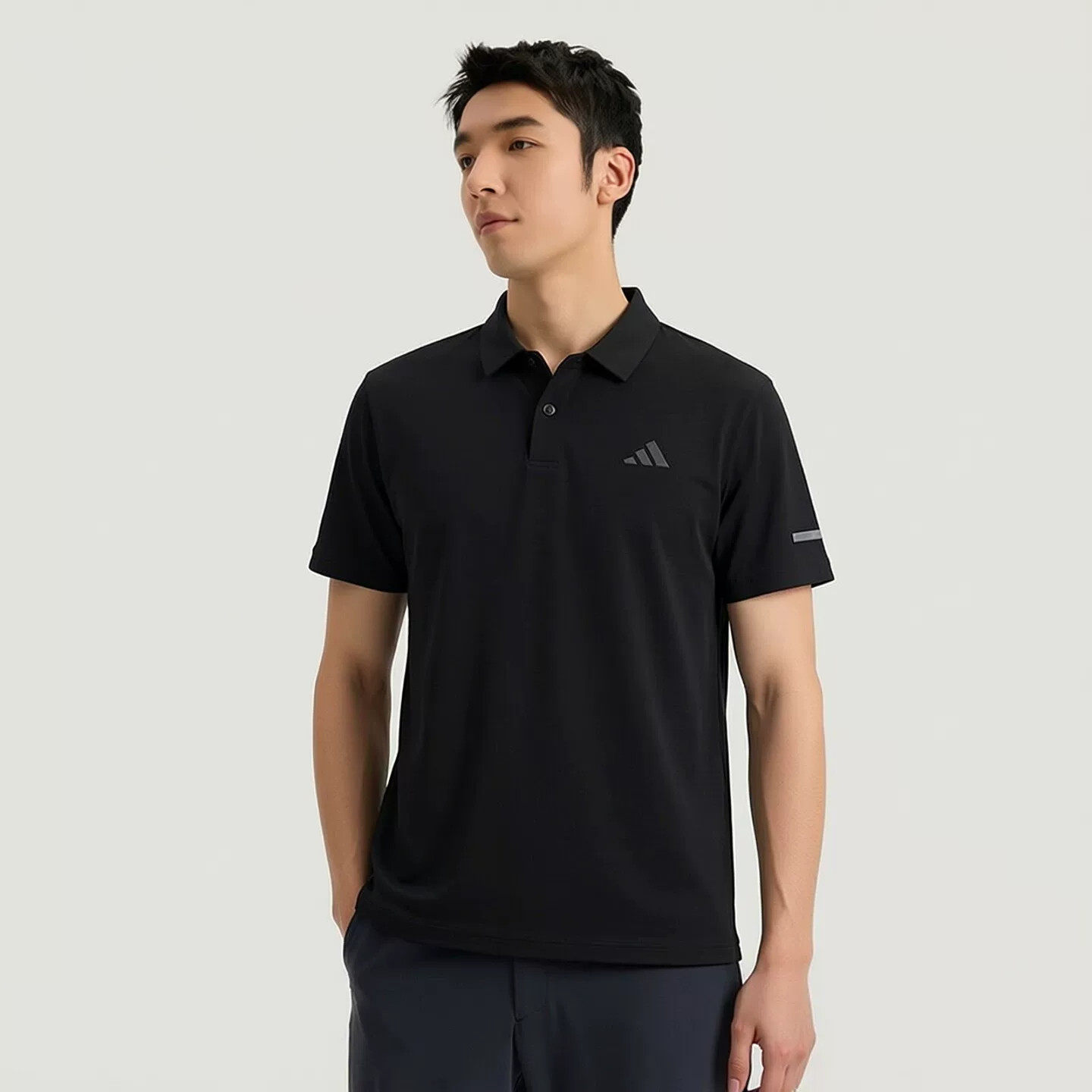 阿迪达斯正品男透气短袖POLO衫