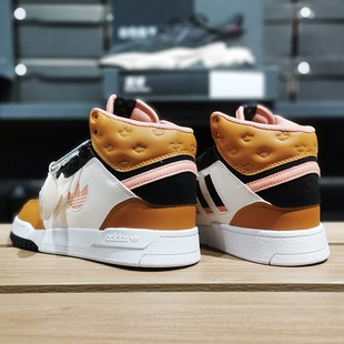 篮球鞋 adidas阿迪达斯三叶草女子DROP W高帮运动休闲板鞋 STEP