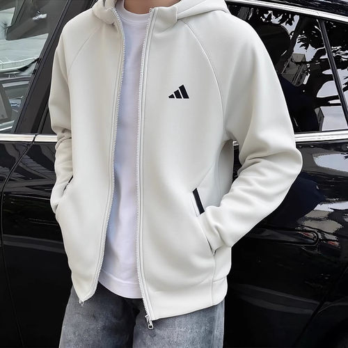 正品Adidas阿迪达斯外套男士2026新款休闲户外训练运动夹克KQ6672