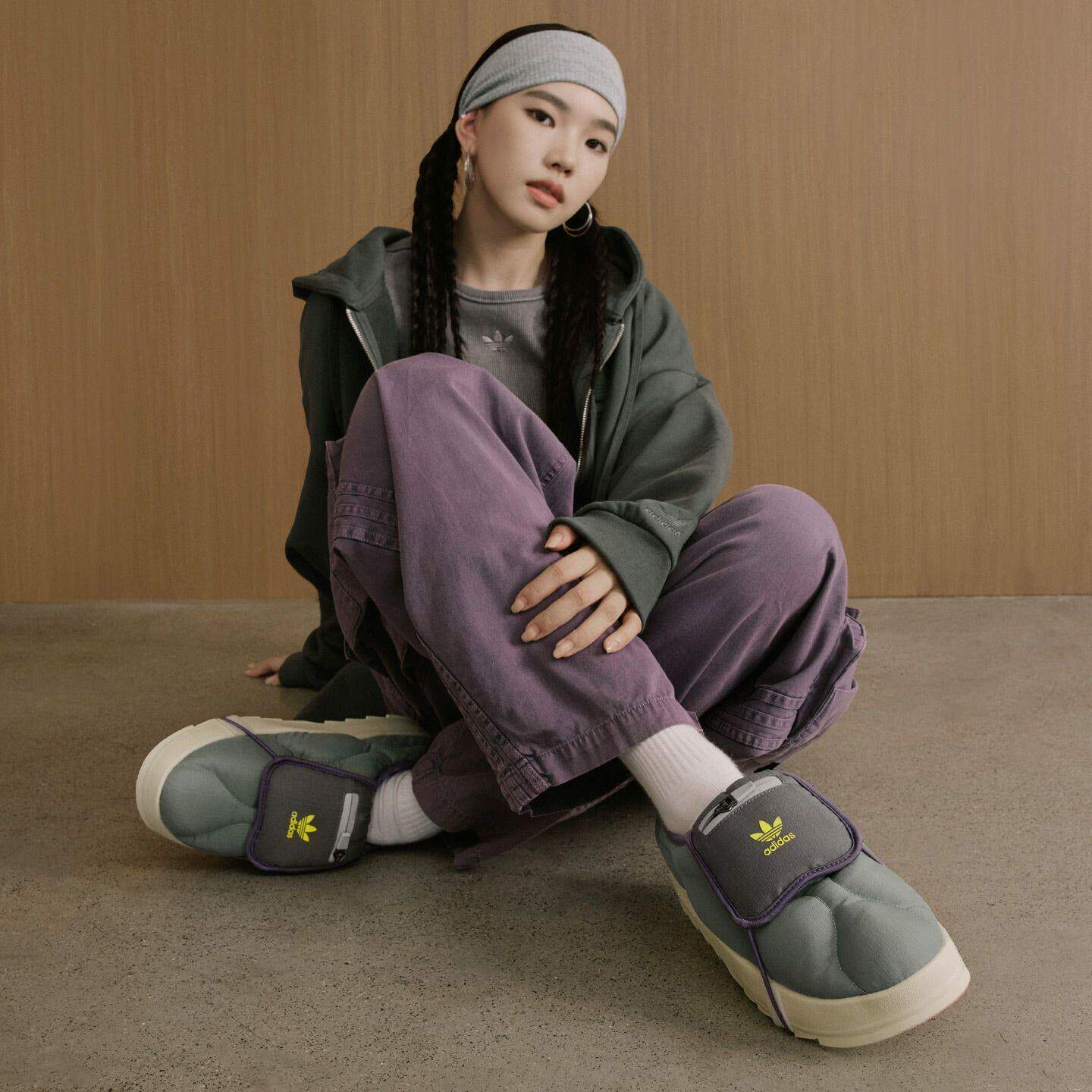 阿迪达斯男女款经典复古休闲棉鞋