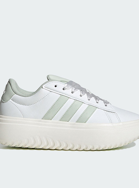 Adidas/阿迪达斯正品2025春季款女士厚底经典耐磨运动鞋JR0705