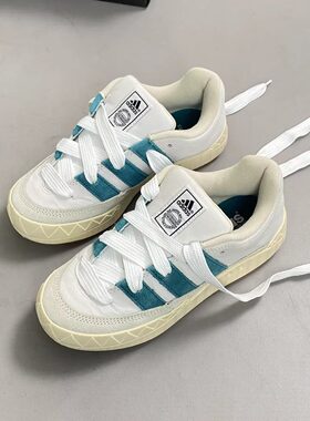 Adidas阿迪达斯三叶草 adimatic 男女同款运动鞋鲨鱼面包鞋ID3935