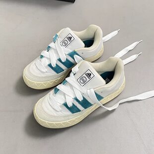 Adidas阿迪达斯三叶草 adimatic 男女同款运动鞋鲨鱼面包鞋ID3935