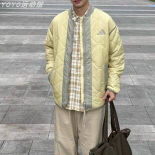 Adidas阿迪达斯棉服男2026冬季款保暖防风休闲运动夹克正品JG5934