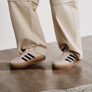 阿迪达斯三叶草女鞋小白鞋增高厚底小个子内增休闲鞋运动板鞋正品