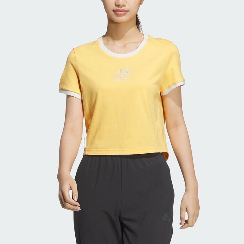 阿迪达斯女士短袖时尚上衣T恤