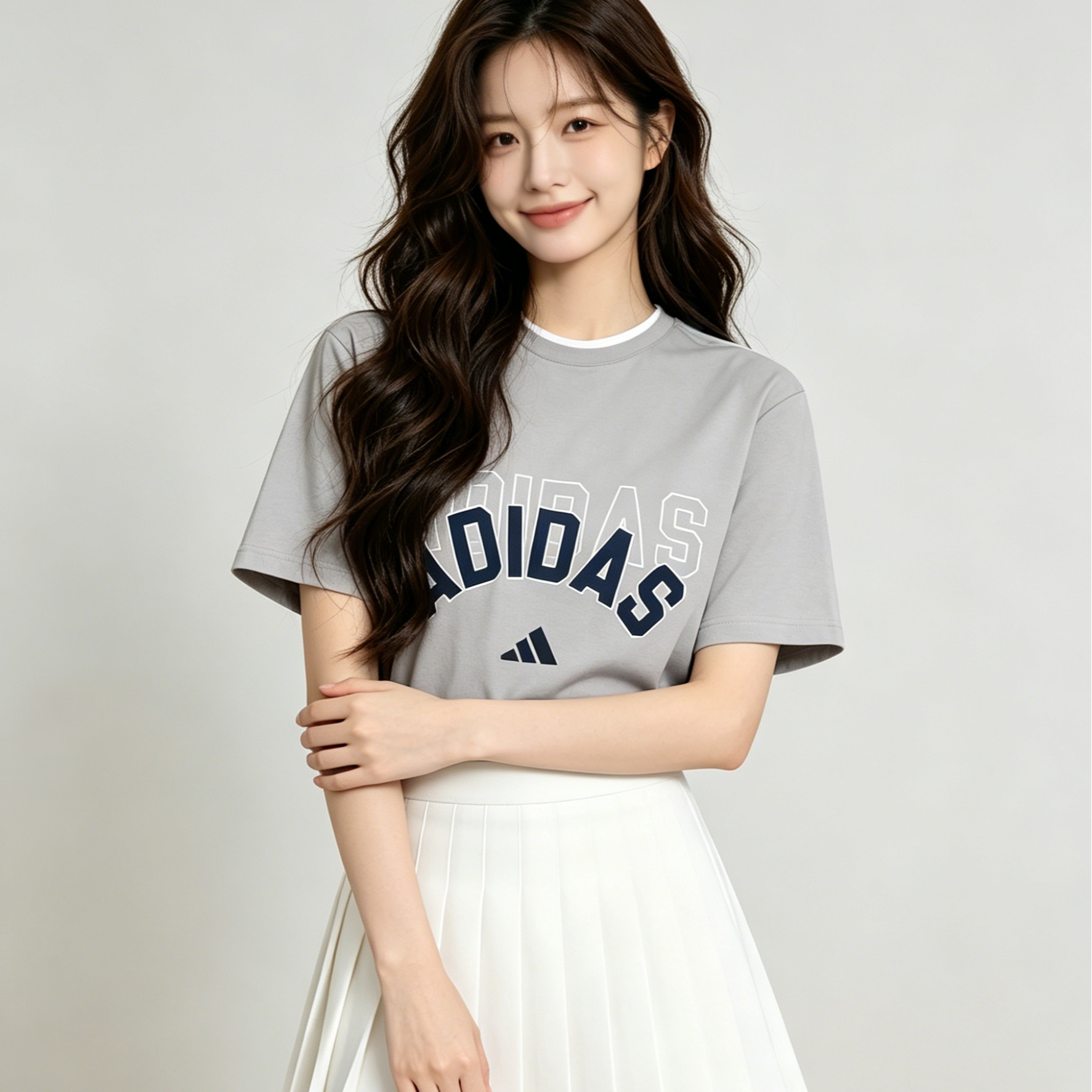 正品Adidas阿迪达斯短袖男女宽松T桖2026夏季新款透气纯棉运动服