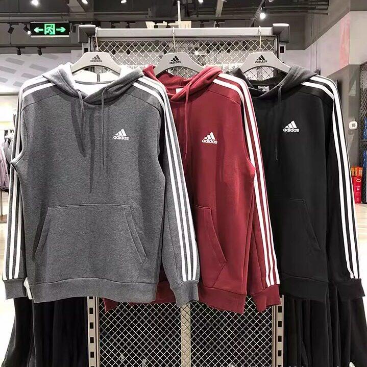 正品Adidas阿迪达斯卫衣男女新款保暖套头休闲百搭外穿运动IJ6475
