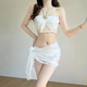 性感纯欲分体泳衣女2026新款 比基尼抹胸挂脖温泉高级感海边度假风
