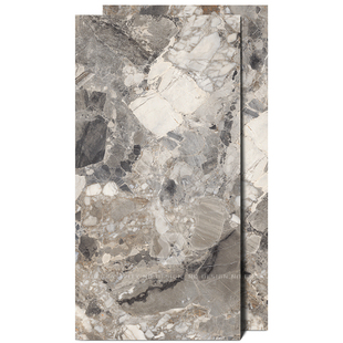 大颗粒水磨石哑光瓷砖7501500别墅客餐厅民宿酒店防滑背景墙地砖