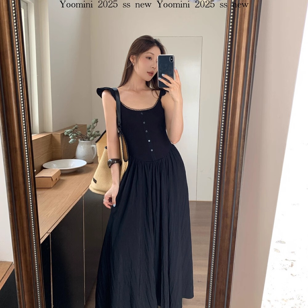 YOOMINI2025夏季U领背心吊带