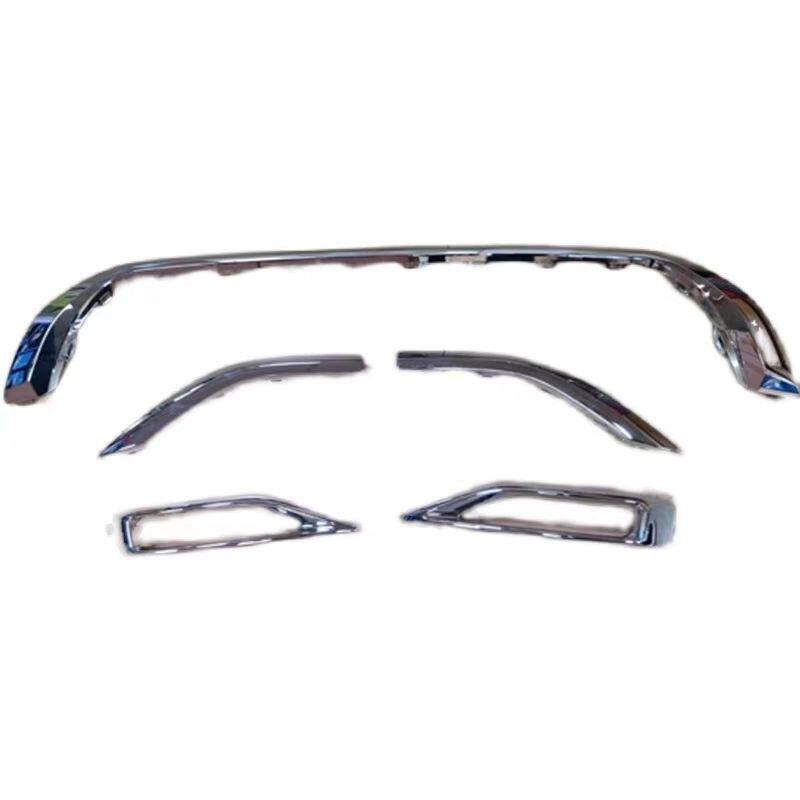 捷达VS7前后杠亮条前后保险杠下装饰条镀铬条 前后杠防撞条电镀