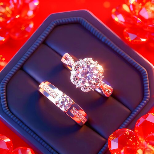 love相伴扭臂活口可调对戒