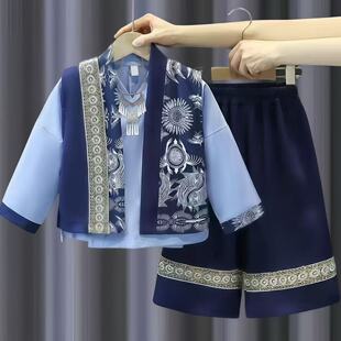 儿童少数民族三月三壮族傣族民族风男女童汉服唐装春秋季演出服饰