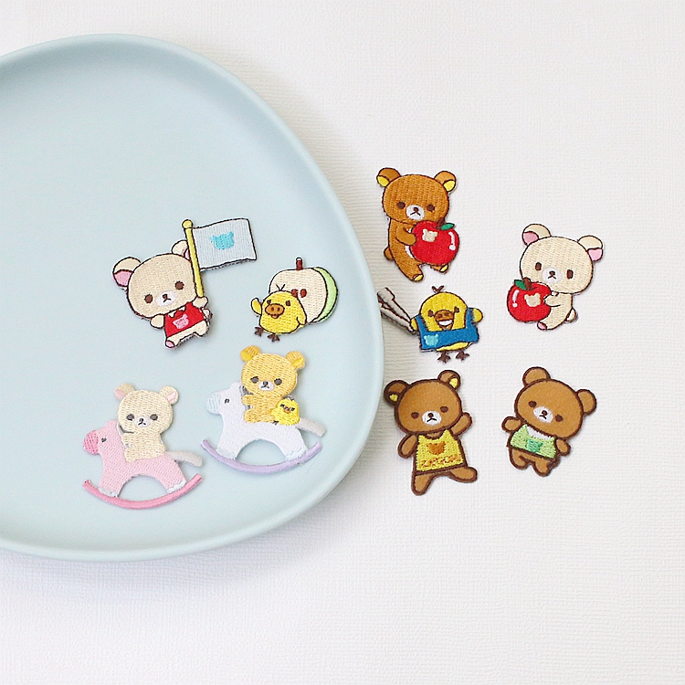 定制款刺绣布贴卡通可爱