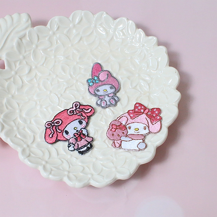 日本定制刺绣布贴美乐蒂