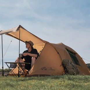 牧高笛冷山3 AIR PLUS前厅版雪裙帐户外露营2-3人四季防暴雨冷山3