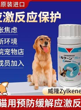 日本进口威隆Zylkene宠物幼猫狗新环境预防缓解外出就医应激反应