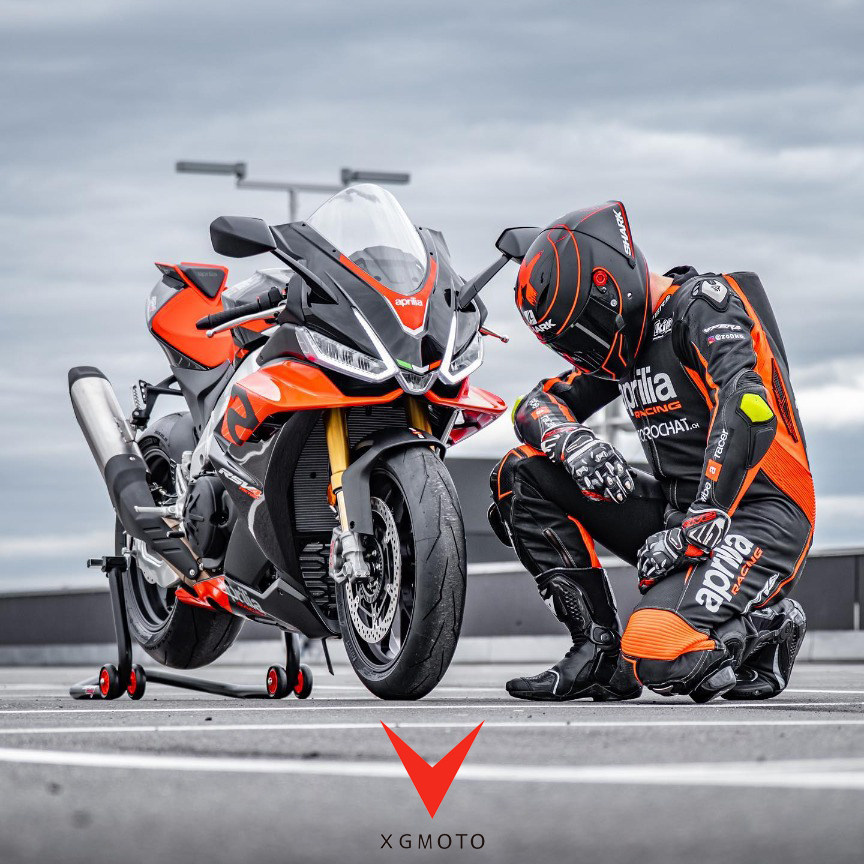 阿普利亚motogp骑行服丹尼斯a星气囊进口aprilia赛道连体皮衣专业