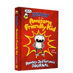 小屁孩日记番外篇 好孩子日记 美版 英文原版Diary of an Awesome Friendly Kid 精装 小鬼头日记 a Wimpy Kid 儿童漫画 英语书籍
