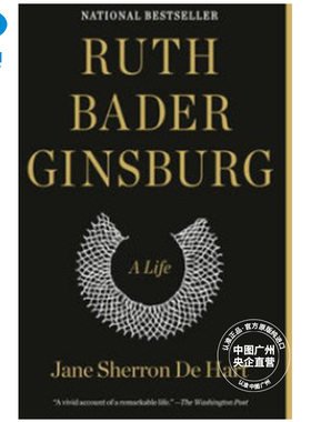 美国金斯伯格大法官传记 英文原版 Ruth Bader Ginsburg: A Life 声名狼藉的金斯伯格 Sherron Jane de Hart 纯全英文正版英语书籍