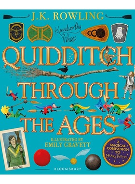 Quidditch Through the Ages 神奇的魁地奇球 插图版 英文原版 哈利波特外传 JK罗琳 英文版进口原版英语书籍 英文原版英语书籍