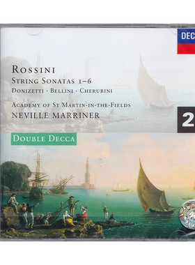 【中图音像】罗西尼 弦乐奏鸣曲 2CD 进口碟片 企鹅评鉴三星唱片