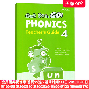 phonics 英语书籍 原著进口原版 正版 get book 牛津幼儿自然拼读 set teacher 纯全英文版