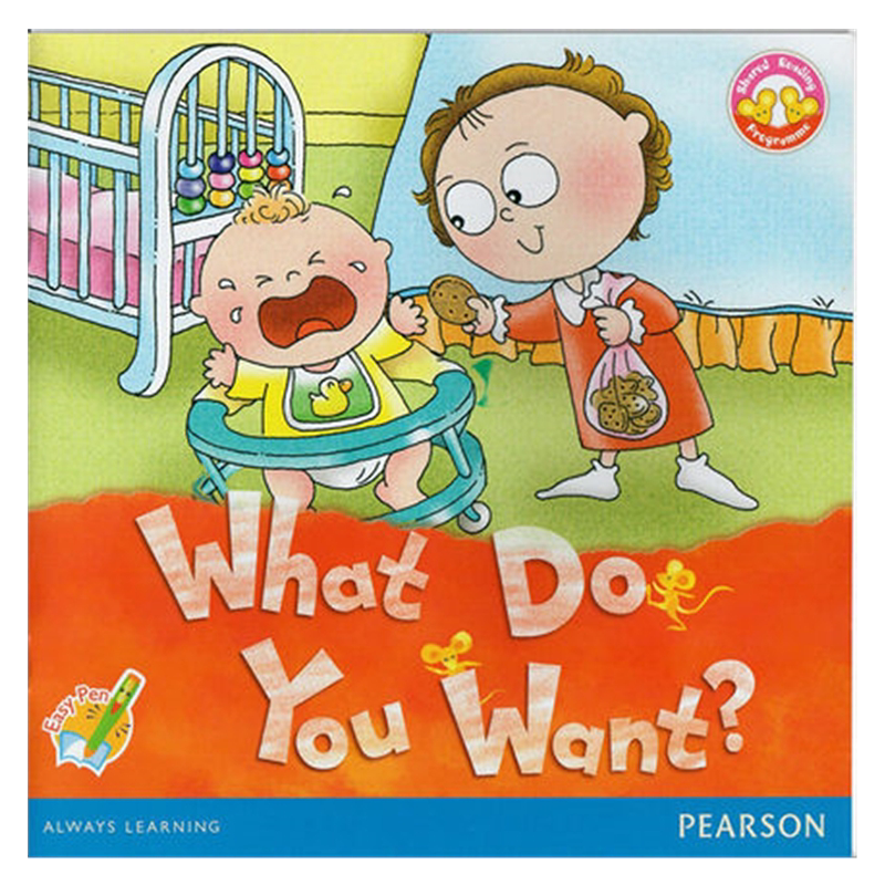 培生朗文Longman Mice Series 趣鼠分级阅读绘本What Do You Want? 你想要什么?初级/二鼠2-4儿童启蒙英语原版故事书 英语书籍