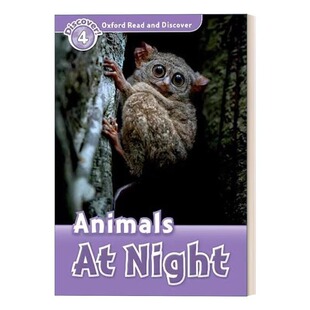英文原版 Oxford Read and Discover 4 Animals at Night Audio CD Pack 牛津阅读与探索发现4级别 夜晚的动物 CD音频进口英语书籍