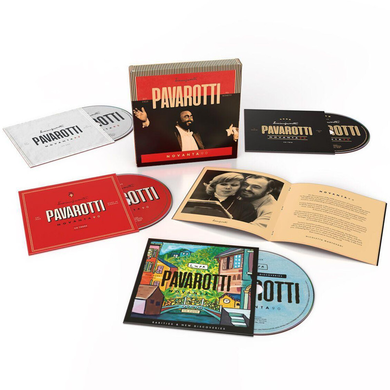 【原装进口】帕瓦罗蒂作品集 Pavarotti 古典人声 4CD唱片4871410