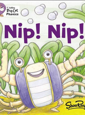 Collins Big Cat Phonics Nip Nip Band1A Pink 英文原版 Shoo Rayner 进口英语书籍