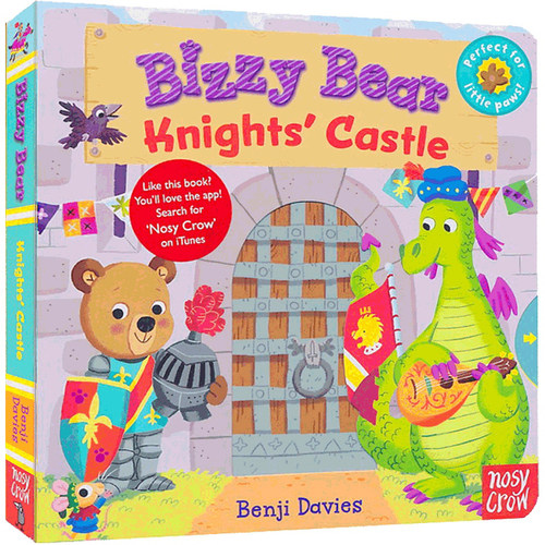 中图原版英文原版 bizzy bear knights' castle 小熊很忙 骑士的城堡 玩具机关操作书 儿童启蒙英文纸板书 进口原版绘本 英语书籍