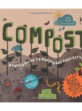 【中图原版】现货进口英文原版Compost: A Family Guide to Making Soil From Scraps书籍