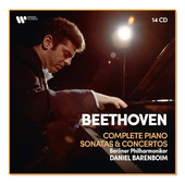 原装 进口 巴伦博伊姆 贝多芬钢琴奏鸣曲与协奏曲全集 14CD唱片
