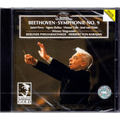 原装 金装 进口 贝多芬 第九交响曲 卡拉扬系列 进口CD碟唱片