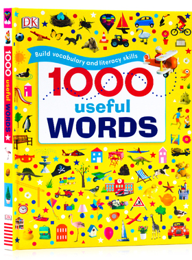 DK常用英语1000词 英文原版字典 1000 Useful Words dk1000词非点读 词汇量积累阅读写作技能提升 1000个单词绘本 精装 英文版