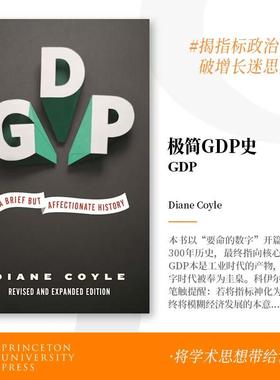 【预售 按需印刷】GDP: A Brief but Affectionate History - Revised and expanded Edition 英文原版 纯全英文版正版英语书籍