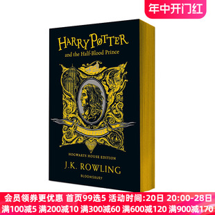 英文原版 JK罗琳 Blood Potter Harry Half Prince 哈利波特与混血王子20周年学院纪念版 the and 獾院 赫奇帕奇版 英语书籍 平装