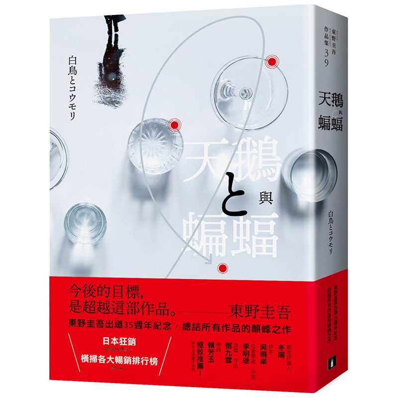 现货台版 天鹅与蝙蝠 光影迷离版 东野圭吾 王蕴洁译 皇冠 日本文学 日本悬疑推理小说 繁体中文