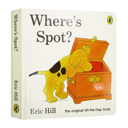 小玻在哪里 英文原版绘本 Where's is spot 小波系列 翻翻书低幼启蒙纸板书 纯全英文版正版原著进口原版英语书籍