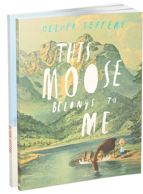 英文进口绘本 This Moose Belongs to Me OliverJeffers智慧小孩系列两册合集 the GREAT PAPER CAPER 纯全英文版正版原著英语书籍