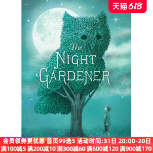 原装 The Night 暗夜园丁 英语书籍 原著进口原版 正版 午夜园丁 儿童幻想故事绘本图书 进口童书 英文原版 Gardener 纯全英文版