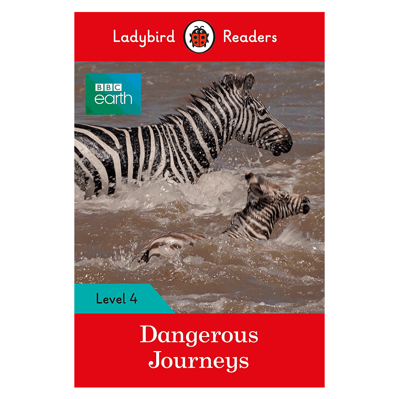 英文Dangerous Journeys Ladybird Readers Level 4危险的旅程瓢虫读者4级 分级阅读趣味插画绘本儿童书籍 纯全英文正版英语书籍