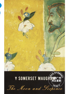 月亮和六便士 英文原版 The Moon and Sixpence Maugham 毛姆 月亮与六便士 文学名著小说 企鹅出版社 vintage系列 全英语书籍