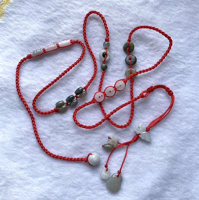 原创男女翡翠腰链清仓