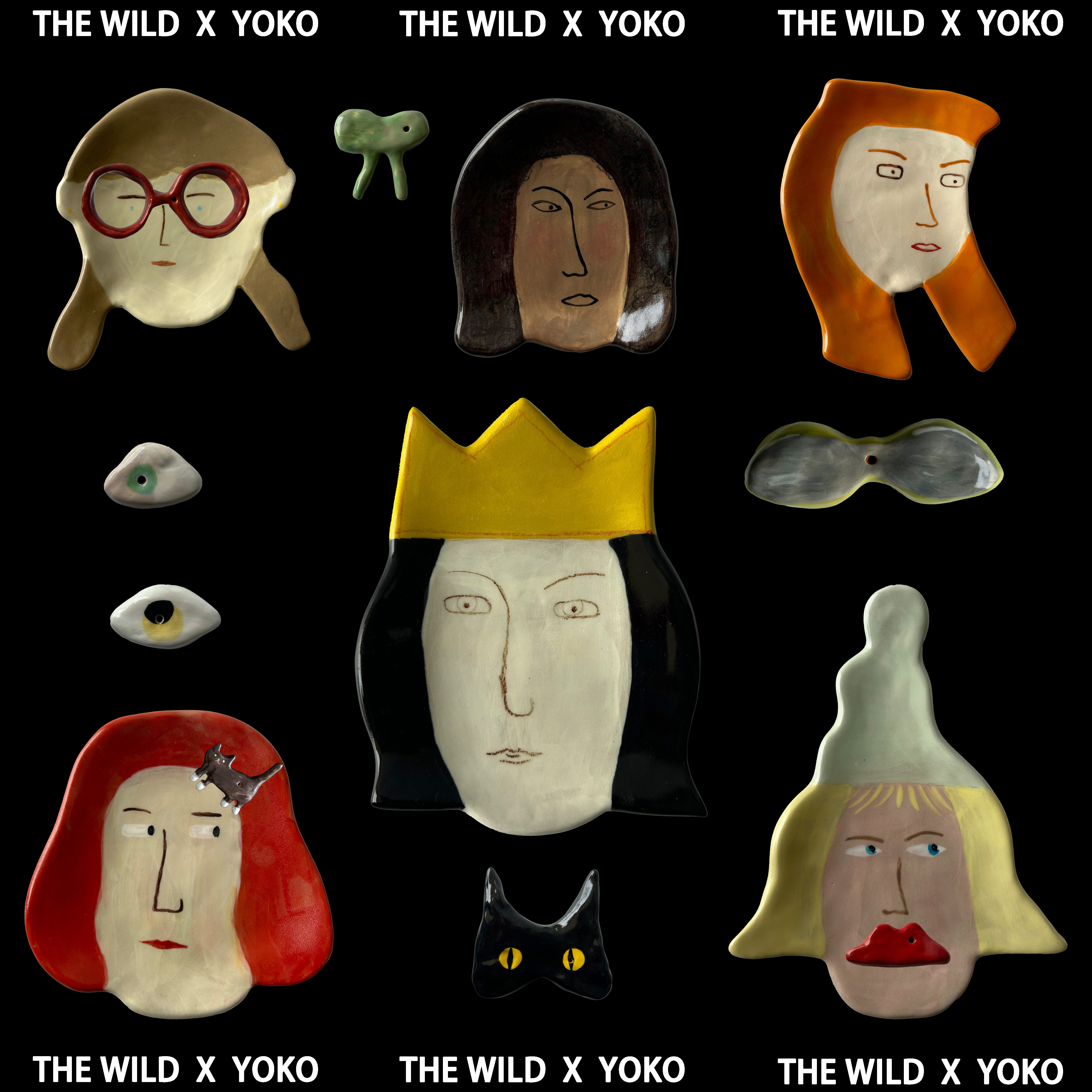THE WILD x YOKO 人物小盘香插首饰收纳盘创意礼物,家居饰品,香托/香盘/香座/香插,淘宝优惠券,粉丝福利购,淘宝优惠卷