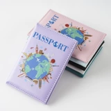 Защитная обложка для зарубежного паспорта, многофункциональный держатель для документов, держатель для билетов, мультяшная обложка для паспорта, кобура для паспорта